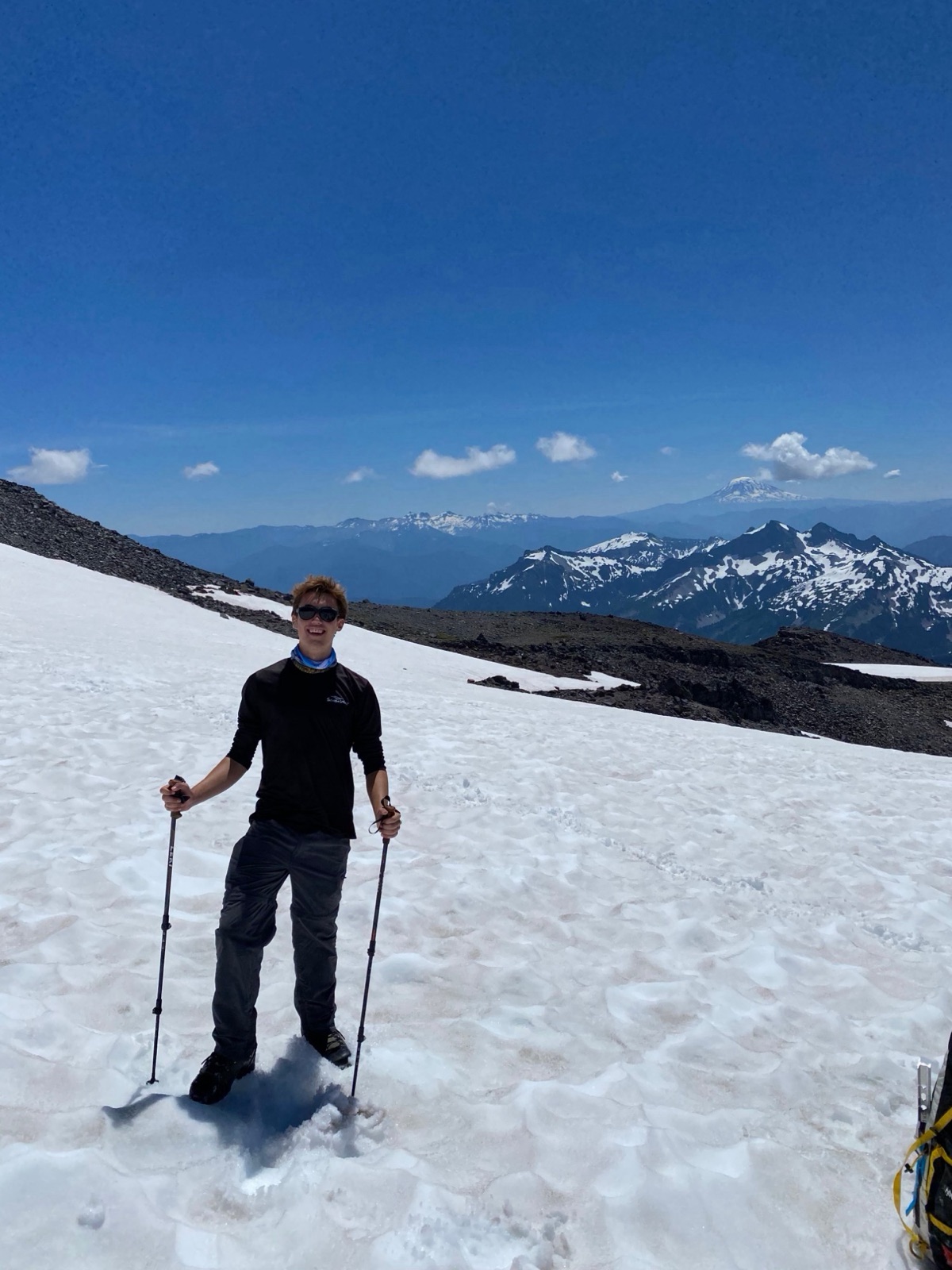 Theodore Walrond on Mount Rainier, July 2020